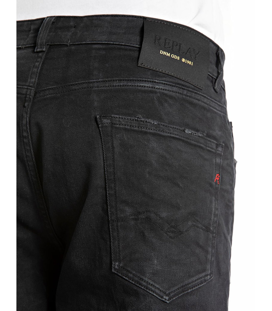 NEW ブーツカットCLEY ブラックオーバーダイストレッチデニム 詳細画像 ブラック 8